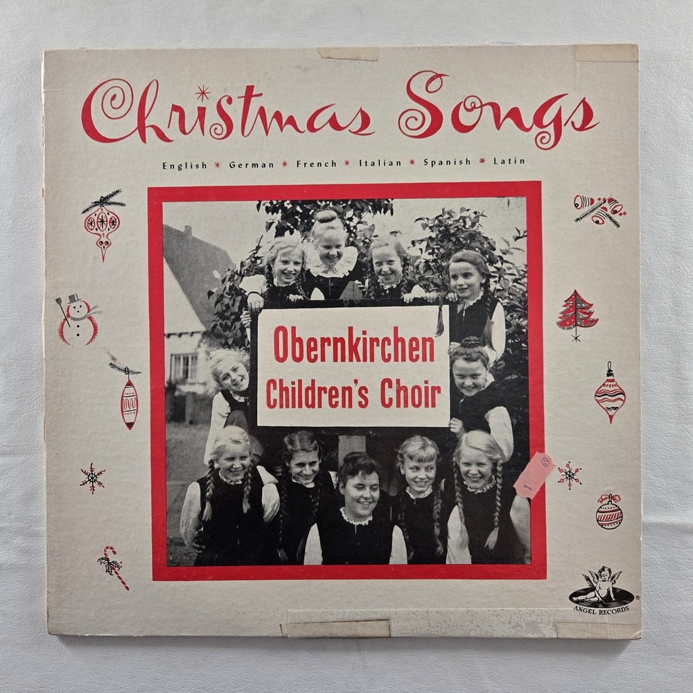 Obernkirchen Children's Choir Christmas Songs LP Vinyl Record Angel VG Tested